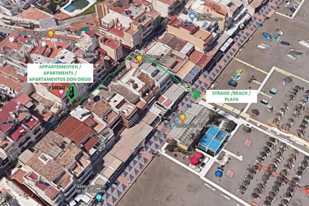 Precioso Estudio Junto Al Mar, Apartamentos Don Diego En La Carihuela Torremolinos Eksteriør bilde